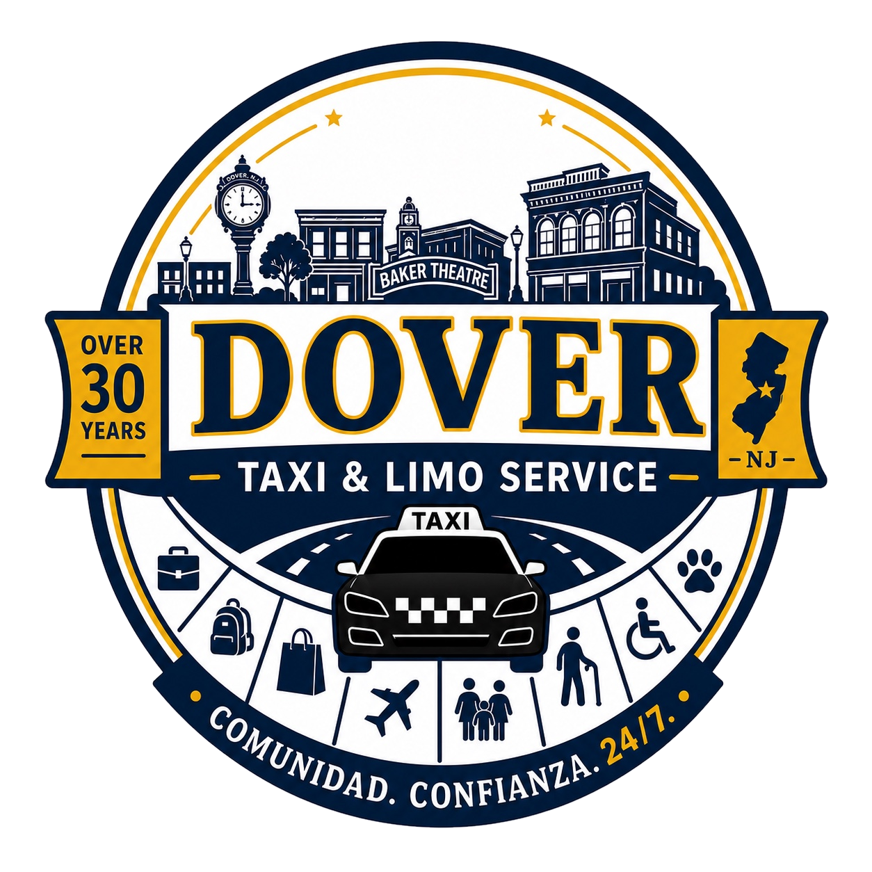 Dover Taxi & Limo Service Logo